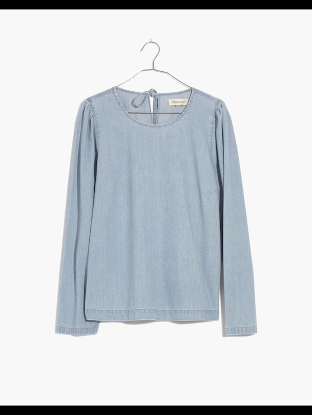 Madewell Denim Puff-Sleeve Shirt